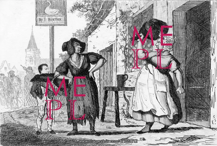 : WOMEN / QUARREL / C19TH : WOMEN / QUARREL / C19TH