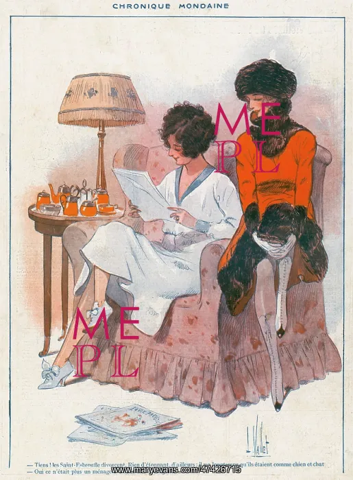 : WOMEN READING MAGS 1919 : WOMEN READING MAGS 1919