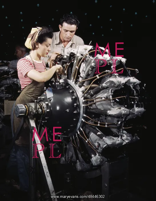 : Women are trained as engine mechanics at Douglas : Women are trained as engine mechanics at Douglas