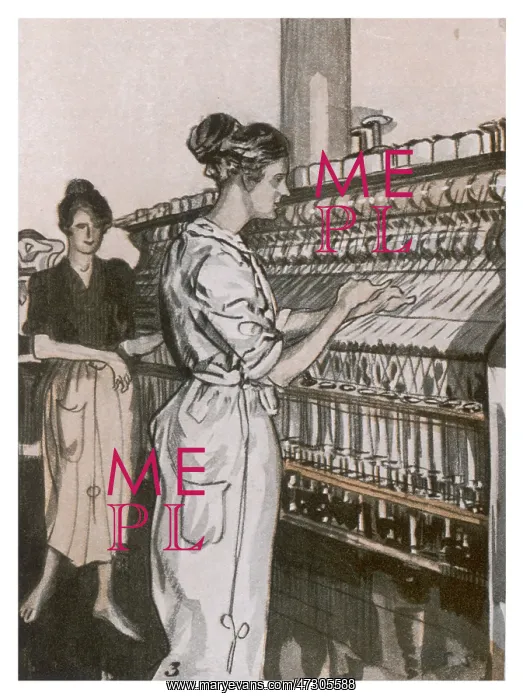 : WOMEN TWISTING YARN 1920 : WOMEN TWISTING YARN 1920