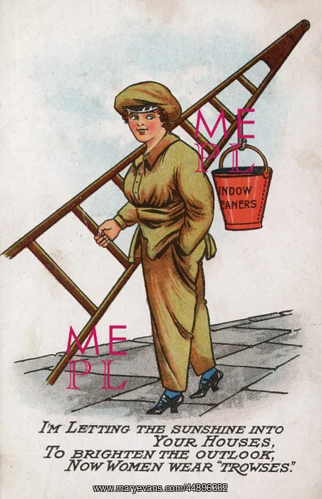 : Women Window Cleaner WW1 : Women Window Cleaner WW1