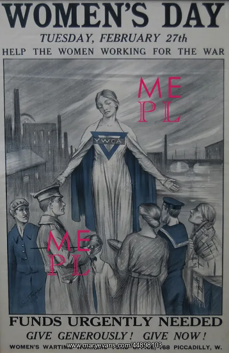 : Women Workers WW1 Y.W.C.A Women's Day : Women Workers WW1 Y.W.C.A Women's Day