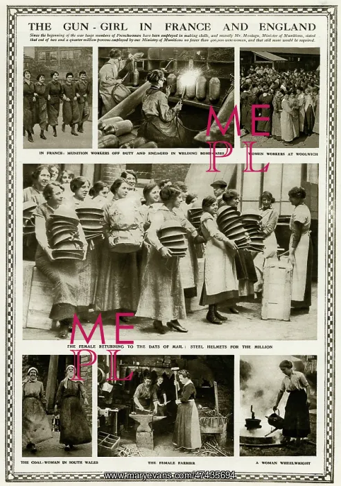 : Women workers for WWI : Women workers for WWI