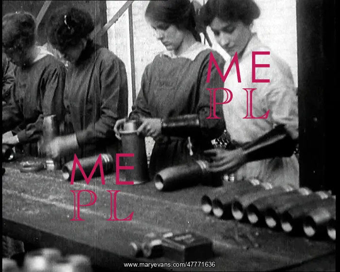 : Women Working In Ammunition Factory Assembling Shells : Women Working In Ammunition Factory Assembling Shells