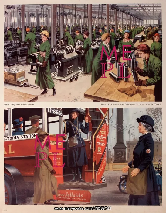 : Women working during the First World War : Women working during the First World War