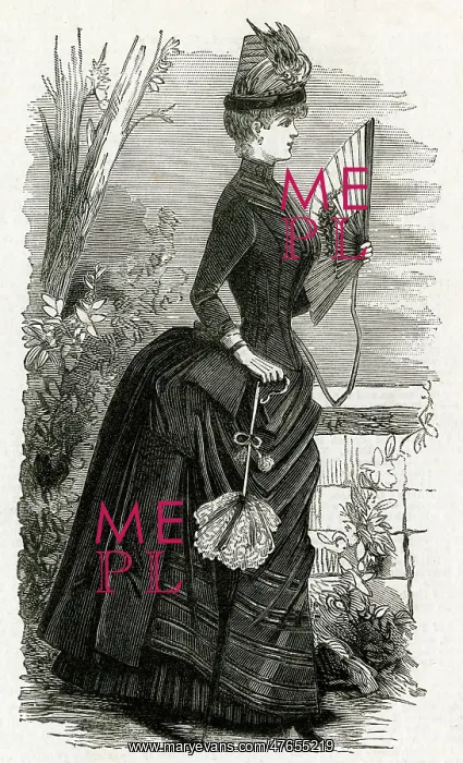 : Women's bustle 1886 : Women's bustle 1886