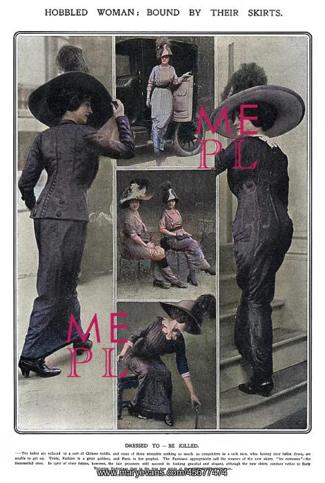 : Women's clothing in 1910 : Women's clothing in 1910