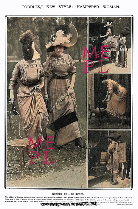 : Women's clothing in 1910 : Women's clothing in 1910