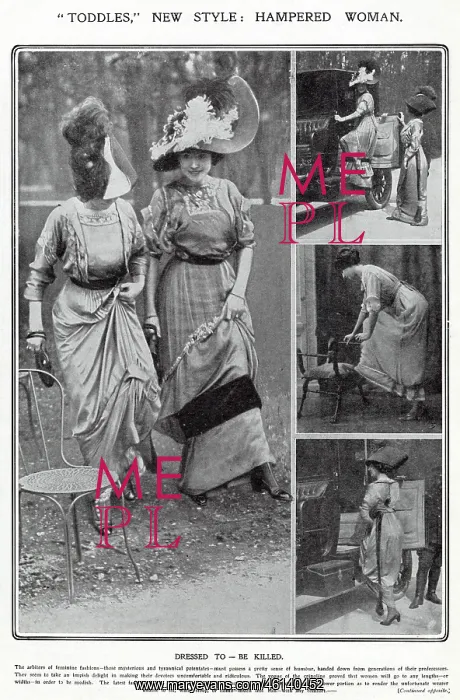 : Women's clothing in 1910 : Women's clothing in 1910
