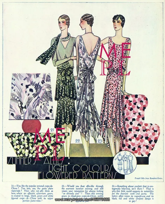 : Women's clothing 1929 : Women's clothing 1929