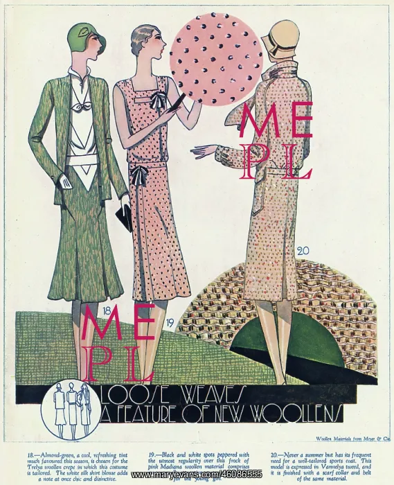 : Women's clothing 1929 : Women's clothing 1929