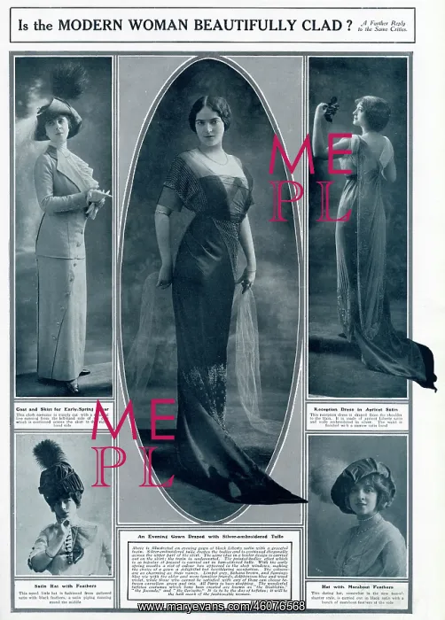 : Women's clothing for early spring 1912 : Women's clothing for early spring 1912