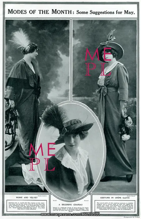 : Women's clothing for May 1913 : Women's clothing for May 1913