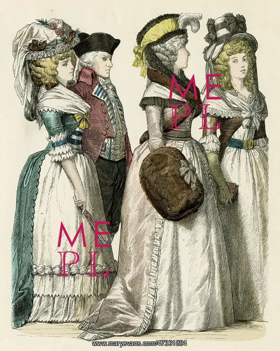 : Women's Costume 1789-90 : Women's Costume 1789-90