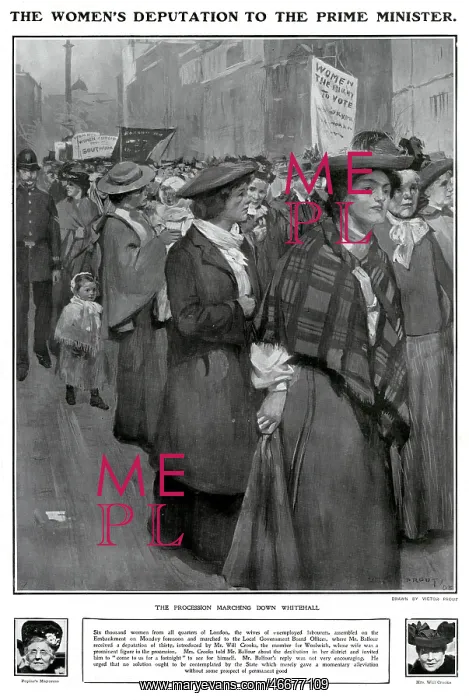  : Women's deputation over the rights to vote 1905