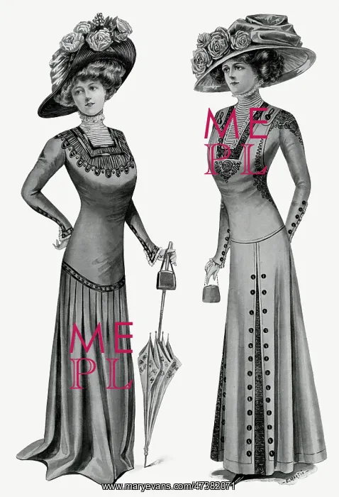 : Women's fashion 1909 : Women's fashion 1909