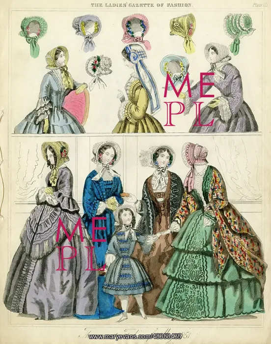  : Women's fashions for May 1851