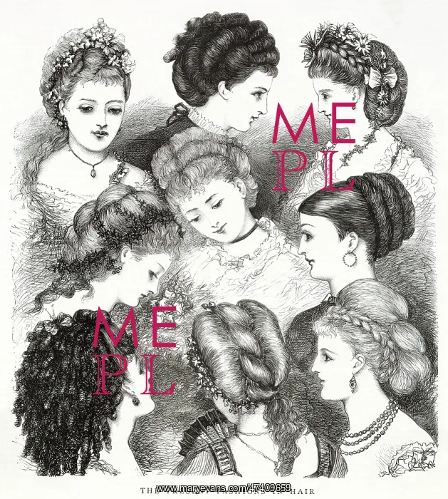  : Women's Hairstyles 1870