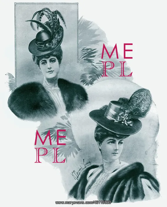 : Women's hats 1905 : Women's hats 1905