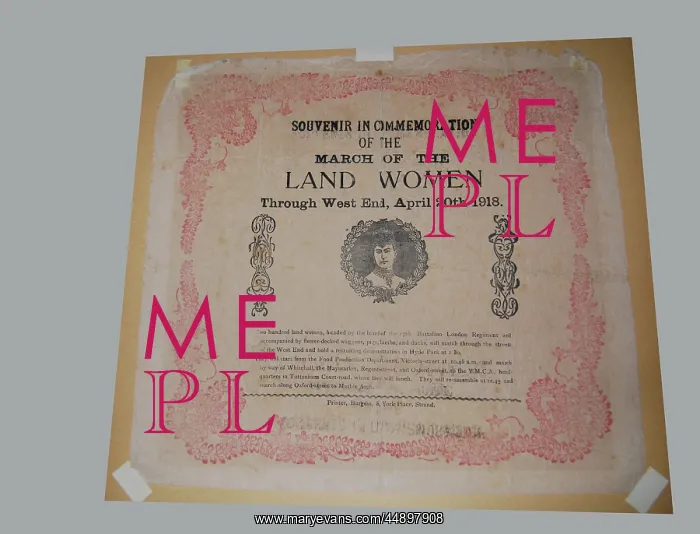 : Women's Land Army WW1 : Women's Land Army WW1
