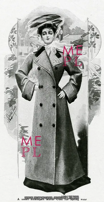 : Women's motoring coat 1905 : Women's motoring coat 1905
