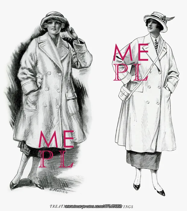 : Womens overcoats 1922