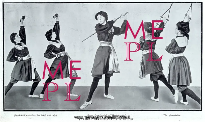 : Women's physical exercise 1906 : Women's physical exercise 1906