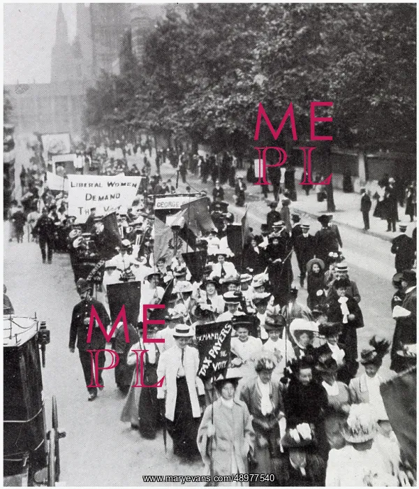 : Women's Procession in Favour of the Vote 1908 : Women's Procession in Favour of the Vote 1908