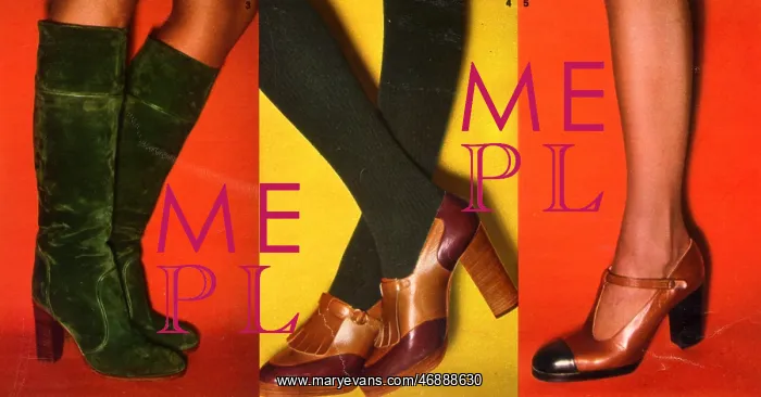: Women's shoes, 1970s : Women's shoes, 1970s