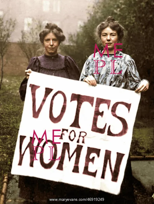 : Women's Suffrage in Colour : Women's Suffrage in Colour