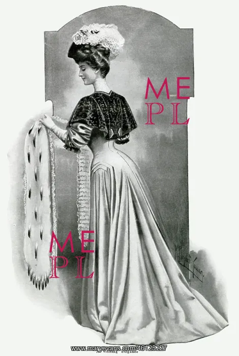 : Women's visiting outfit 1905 : Women's visiting outfit 1905