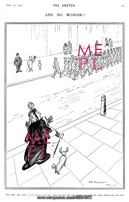 : And no wonder! H.M. Bateman cartoon : And no wonder! H.M. Bateman cartoon