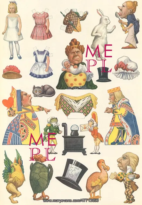 : Wonderland Paper Dolls : Wonderland Paper Dolls