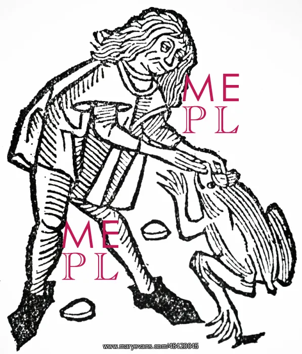 : A woodcut engraving depicting the extraction of : A woodcut engraving depicting the extraction of