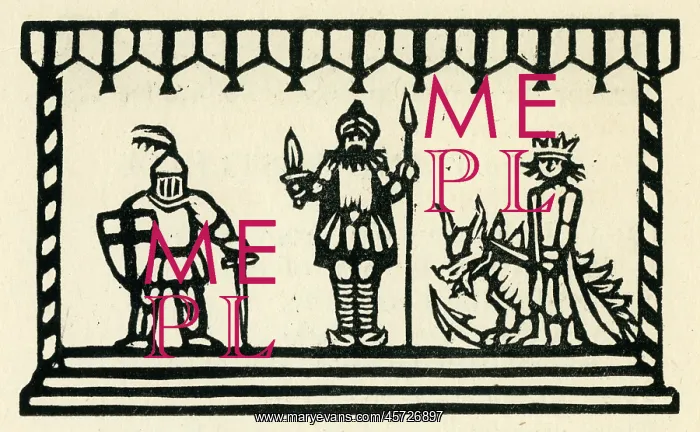 : Woodcut print in Come Christmas : Woodcut print in Come Christmas