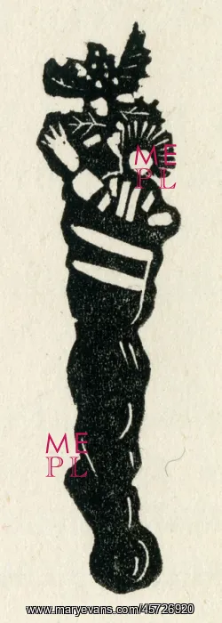  : Woodcut print in Come Christmas