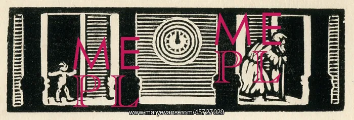 : Woodcut print in Come Christmas : Woodcut print in Come Christmas