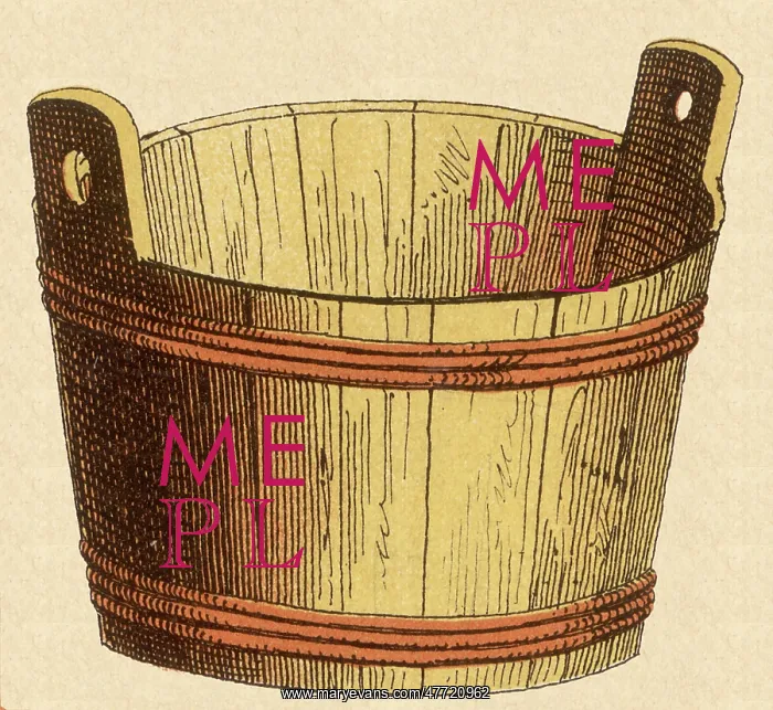  : Wooden Basin