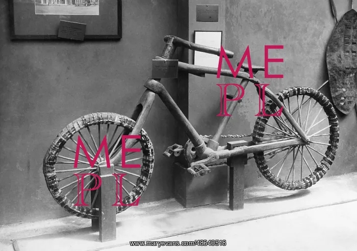 : Wooden bicycle, 1927 : Wooden bicycle, 1927