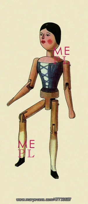 : Wooden Bohemian Doll : Wooden Bohemian Doll