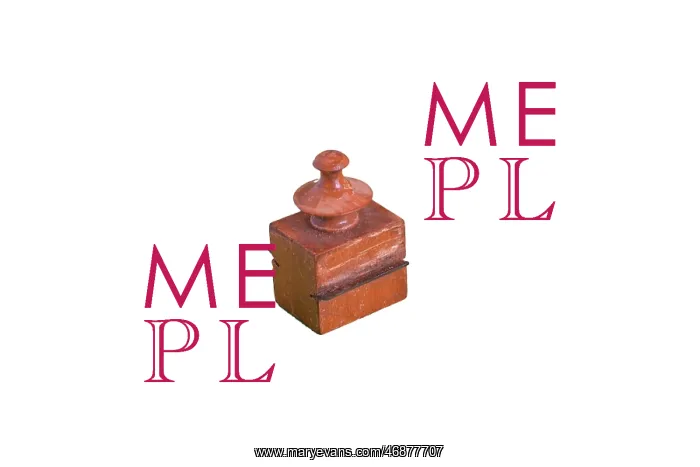 : Wooden buttonhole gauge : Wooden buttonhole gauge