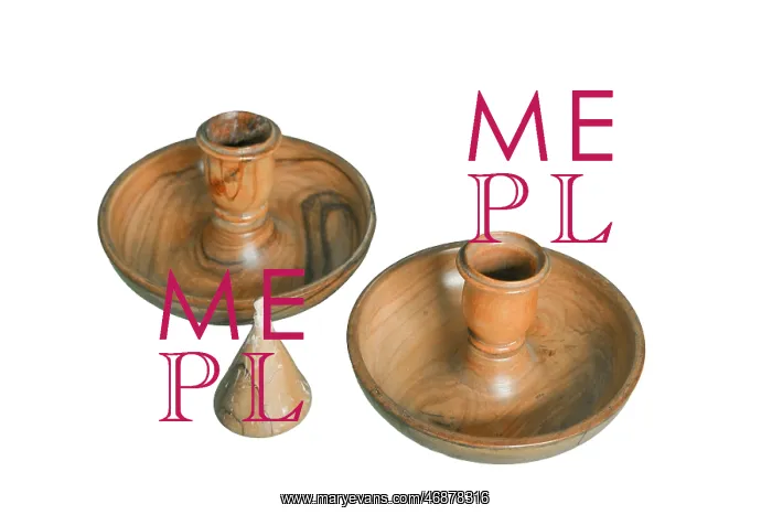 : Wooden candle holder : Wooden candle holder