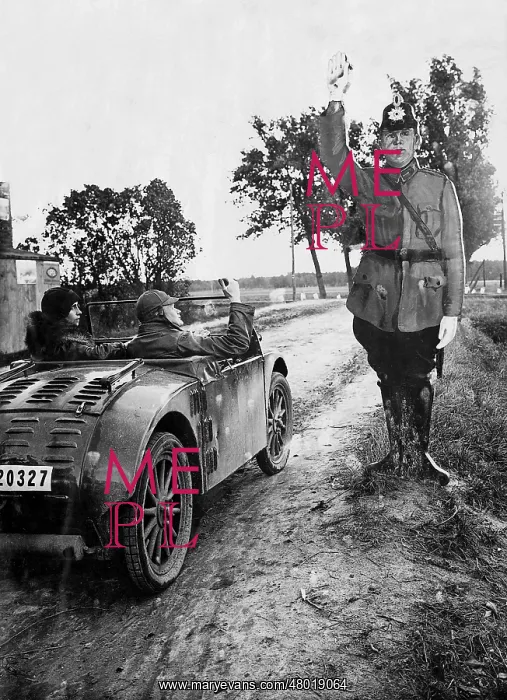 : Wooden traffic policeman, 1926 : Wooden traffic policeman, 1926