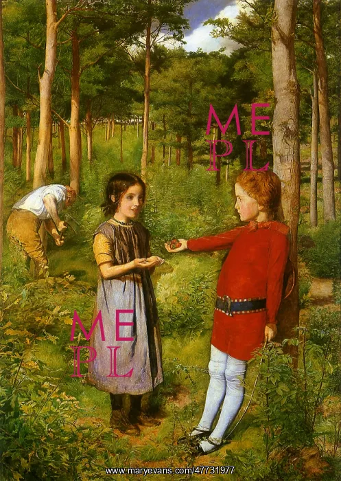: The Woodman's Daughter, by J E Millais : The Woodman's Daughter, by J E Millais