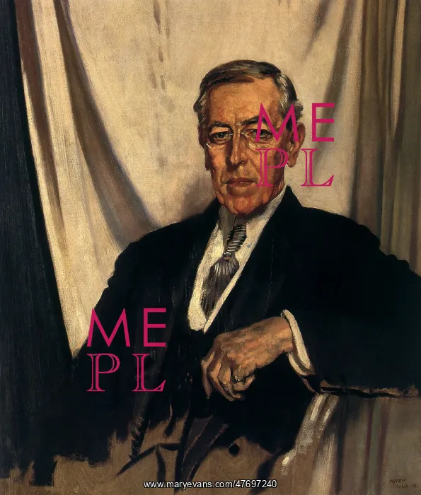 : Woodrow Wilson, by William Orpen : Woodrow Wilson, by William Orpen