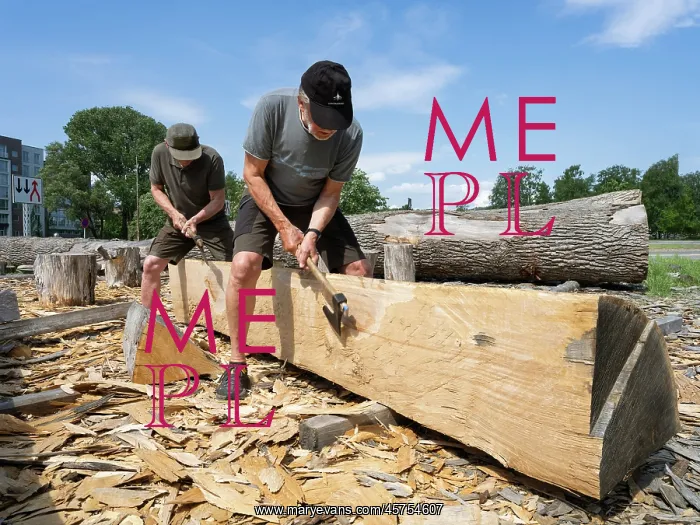 : Woodworking, Sandefjord Viking Park, Vestfold, Norway : Woodworking, Sandefjord Viking Park, Vestfold, Norway