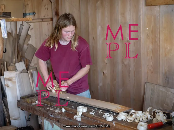 : Woodworking, Sandefjord Viking Park, Vestfold, Norway : Woodworking, Sandefjord Viking Park, Vestfold, Norway