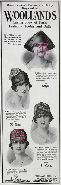 : Woollands hat advert : Woollands hat advert