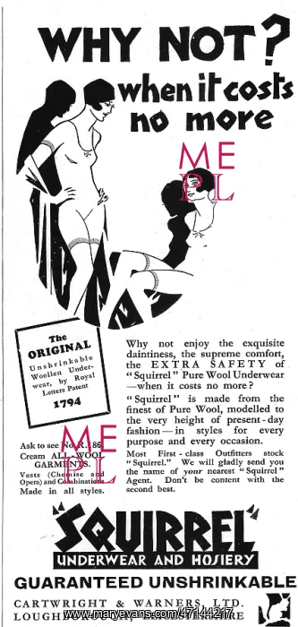  : Woollen underwear