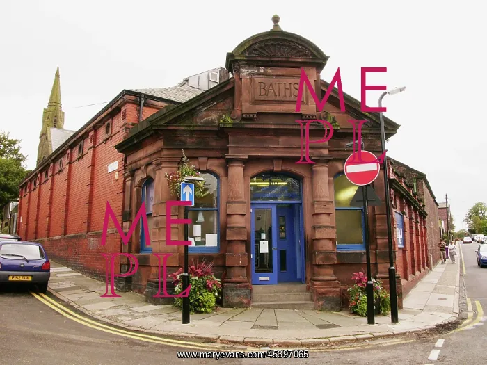 : Woolton Baths, Quarry Street South, Woolton, Liverpool : Woolton Baths, Quarry Street South, Woolton, Liverpool